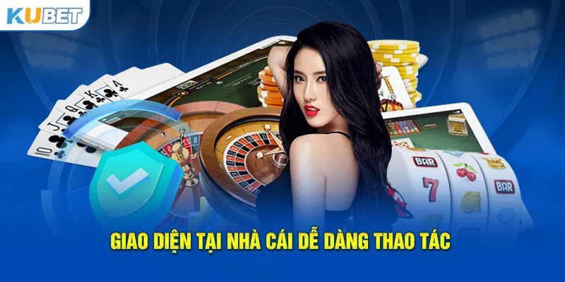 Giao diện tại nhà cái dễ dàng thao tác