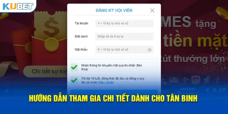 Hướng dẫn tham gia chi tiết dành cho tân binh